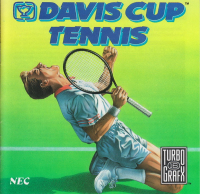 Davis Cup Tennis TurboGrafx-16 US box art